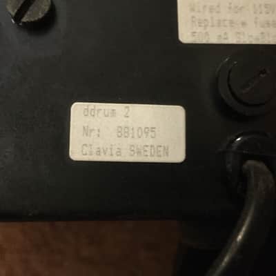 CLAVIA DDRUM 2 - Drum Brain Module 5 Pads w/ Kick Pad Kit 80's Vintage image 4