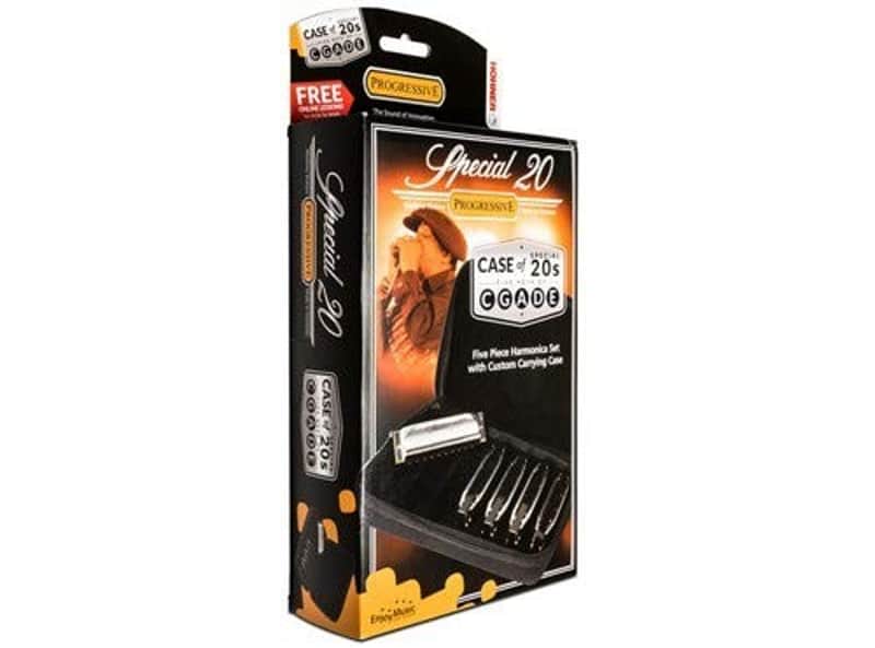 Mint Hohner Special 20 Harmonica 5 Pack, Keys of G,A,C,D,E 10 hole Diatonic Harmonicas image 1