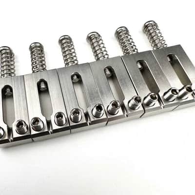 Japanese-made titanium electric guitar bridge saddles ST TL electric guitar bridge pins string saddles image 3