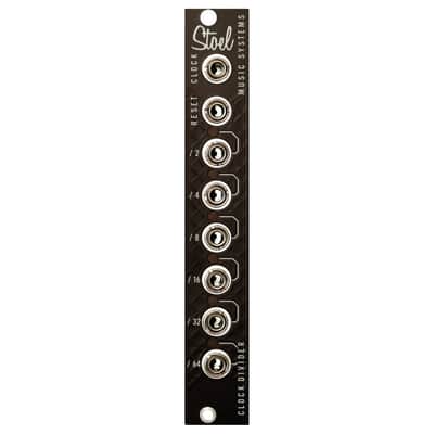 Stoel Music Systems Clock Divider, Dark Mode Eurorack Modular Synth image 1