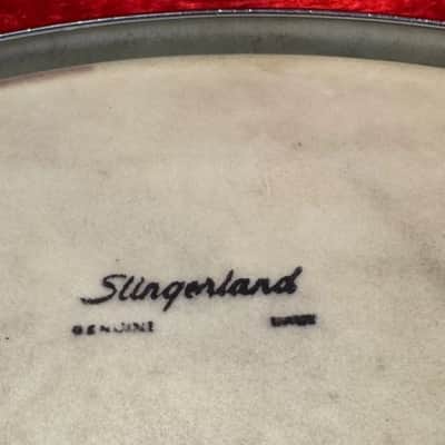 Slingerland "Time Capsule" 60's Hollywood Ace 5X14 WMP case, solid snare stand, unopened sticks image 4