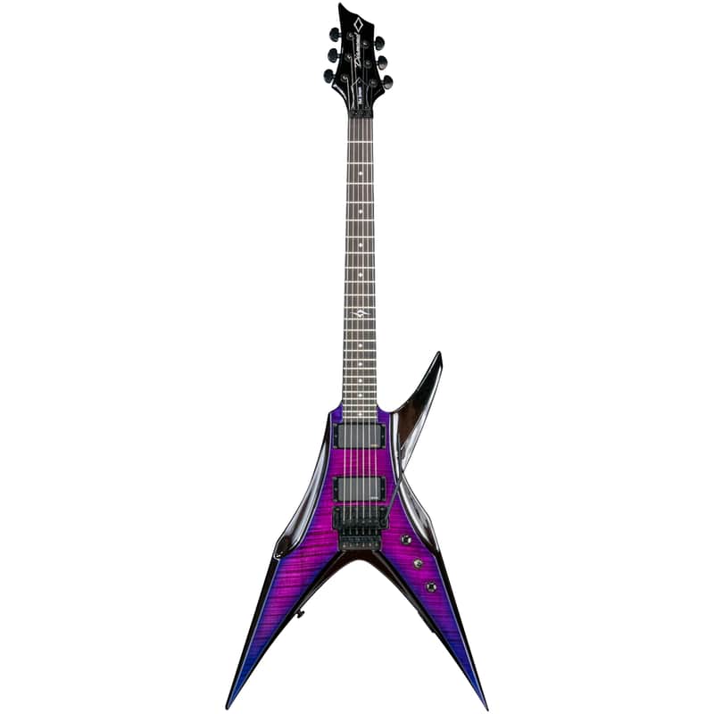 Diamond Guitars Bird of Prey FM-FR Electric Guitar - Ultraviolet image 1