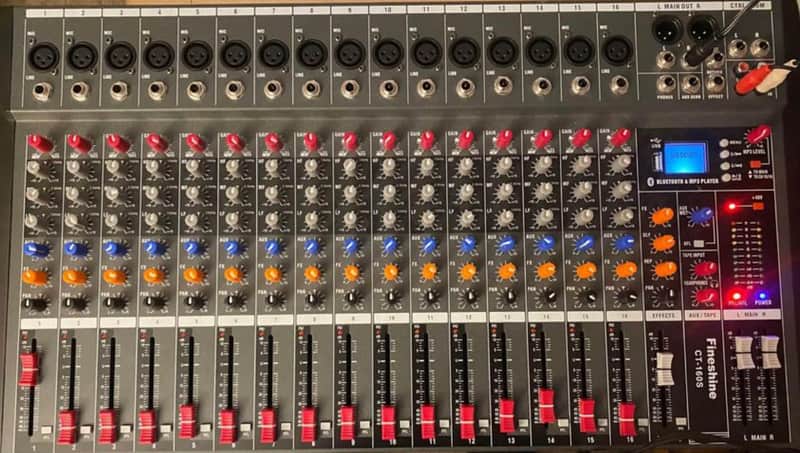Fineshine 16 Channel Audio mixer image 1
