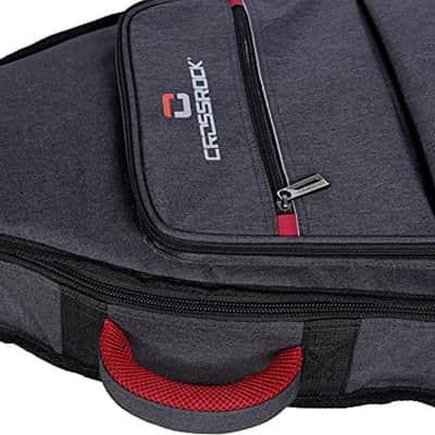 Crossrock Dreadnought Guitar Gig Bag, 10mm Padding, Hight Quality 600D Oxford Fabric image 3