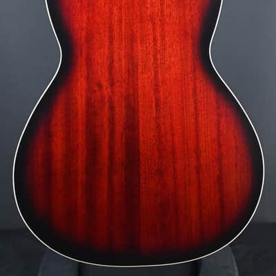 PRS SE P20E Parlor Acoustic Guitar Fire Red Burst #422 image 15