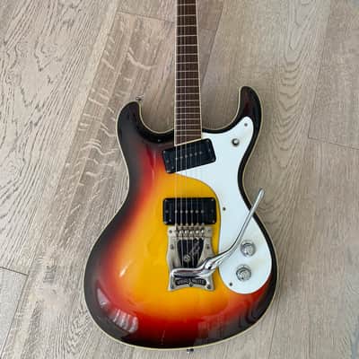 Mosrite The Ventures Super Custom '63 Sunburst Set Neck Japan MIJ OHSC image 12
