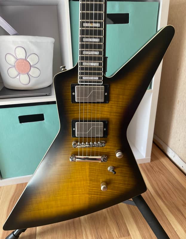 Epiphone Prophecy Extura 2020 - 2024 - Purple Tiger Aged Gloss image 1