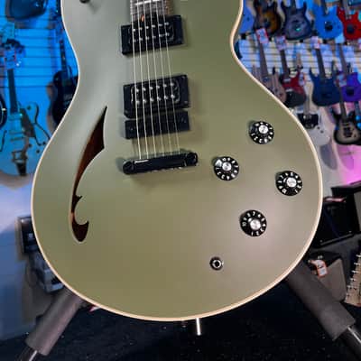 EVH SA-126 Special Semi-hollowbody Electric Guitar - Matte Army Drab FREE PLEK! 090 image 5