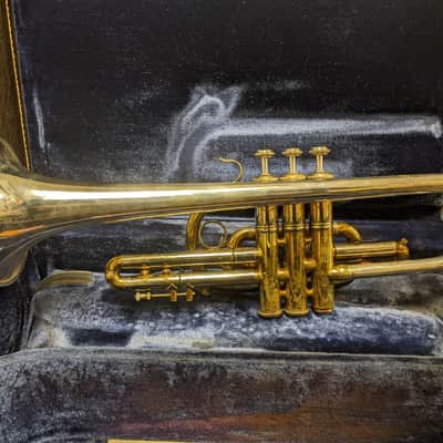 Bach Stradavarious 25 1967 - Raw Brass & Silver Plated Bell image 2
