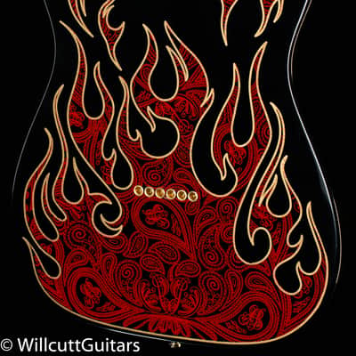 Fender James Burton Telecaster, Maple Fingerboard, Red Paisley Flames (404) Bild 2