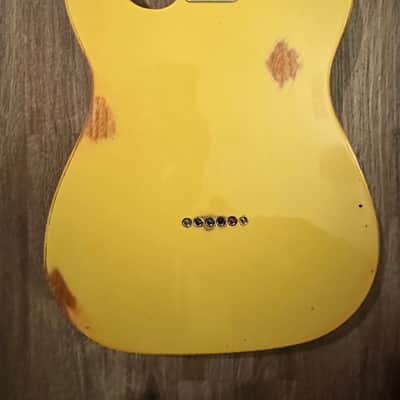 Big River “Moses” T-Style • Aged Butterscotch Nitro • Roasted Maple Neck • A5 Vintage 50’s P/U’s image 11