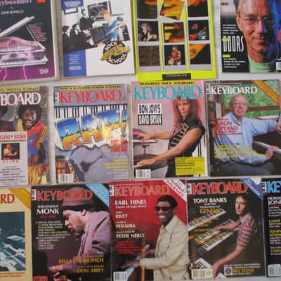 Keyboard Magazine Back Issues and Songbooks 1980's | Reverb