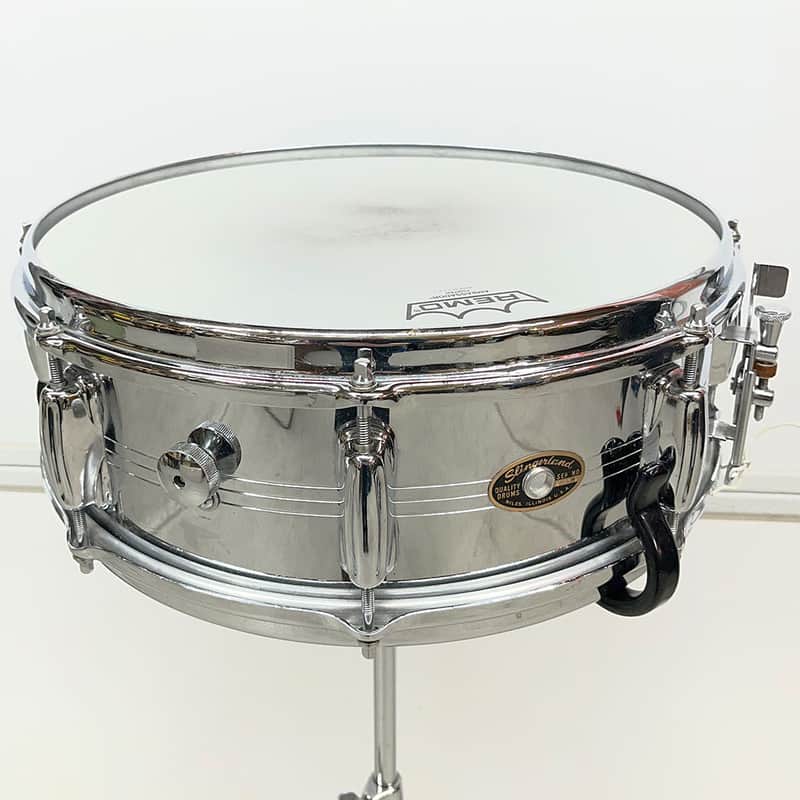 Vintage 1960s Slingerland Brass Festival Model Snare Drum image 1