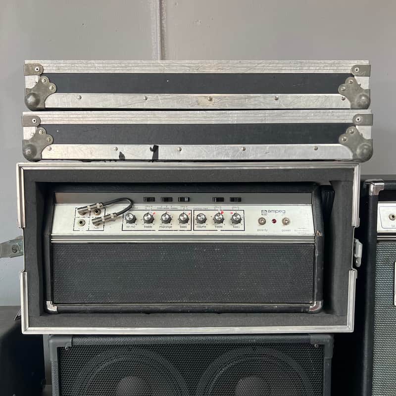 Ampeg SVT "Black Line" 300-Watt Bass Amp Head 1972 - 1975 - Black image 1