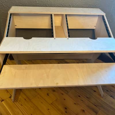 Trinity Desk Designs Hybrid 2 bay desk 2024 - Baltic Birch unfinished image 17