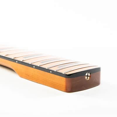 Allparts TMSWYR-RM Select Tribute Series "Tom Sawyer" Replacement Jazz Bass Neck Roasted Maple - Licensed by Fender image 5
