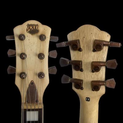 AXL Badwater 1216 Les Paul in Distressed Natural image 10