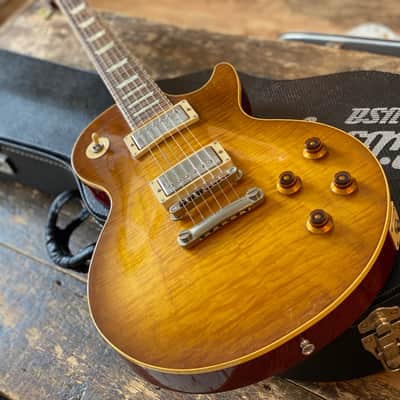 Scarce Epiphone Japan Les Paul Standard 2000 Figured Honeyburst Plaintop w/ Gibson Hardcase image 1