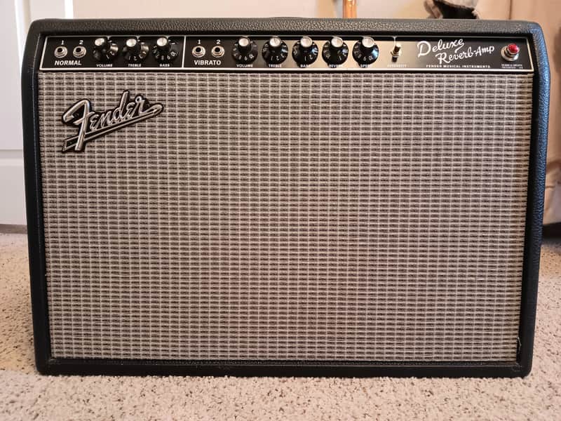 Fender '65 Deluxe Reverb Reissue 1999 - Black image 1