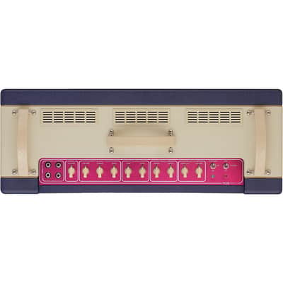 VOX AC30 Custom 30W 2x12 Limited-Edition Tube Guitar Combo Amp Regular Blue/Cream image 4