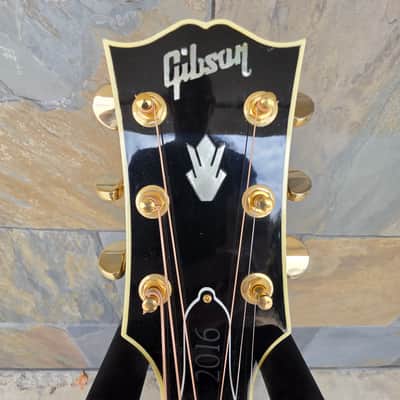 Used 2016 Gibson 2106 SJ-200 Acoustic Guitar Vintage Sunburst with LR Baggs Anthem Pick up image 7