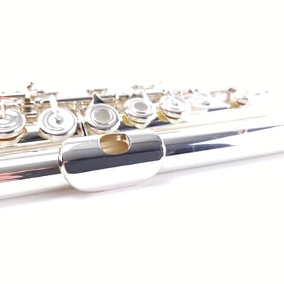 Refurbished Di Zhao 700 (801 Silver Pre-Pro Step Up Flute B Foot Open Hole image 3