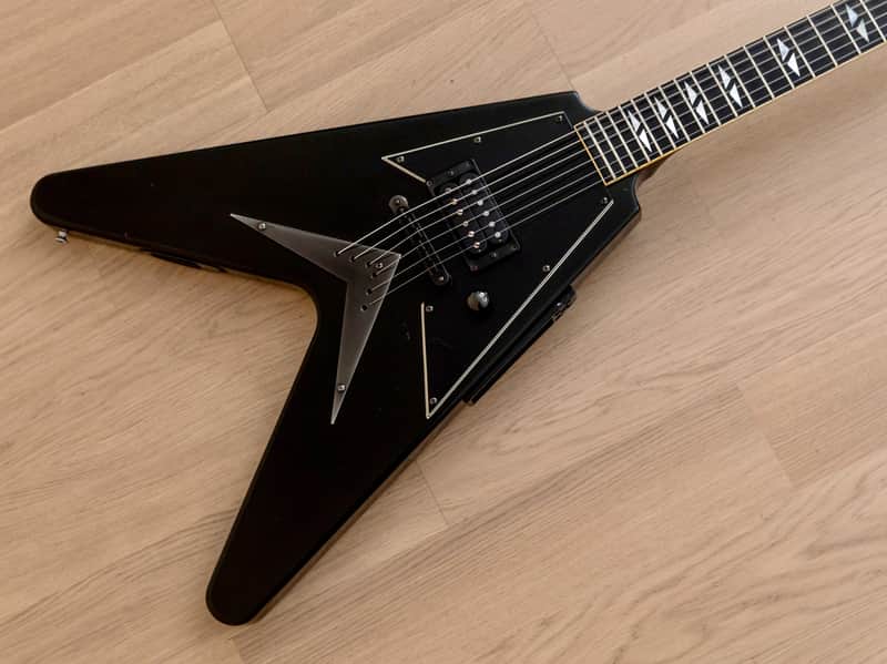 1989 Gibson V90 Flying V Vintage Electric Guitar, Ebony w/ | Reverb