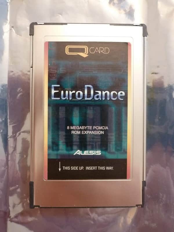 Tested Working Alesis EURO DANCE Expansion ROM Memory Q-Card PCMCIA Sound ROM Quadra EuroDance QCard QuadraCard for QS-Series Keyboard Synths & Rack Synthesizers (QSR, QS6, QS7, QS8, QS6.1, QS7.1, QS8.1, QS-R 6 7 8 6.1 7.1 8.1 etc.) SAFE Shipping! image 1