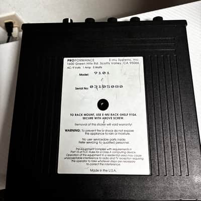 E-MU Systems Proformance /1 16 Bit Stereo Piano Module image 3