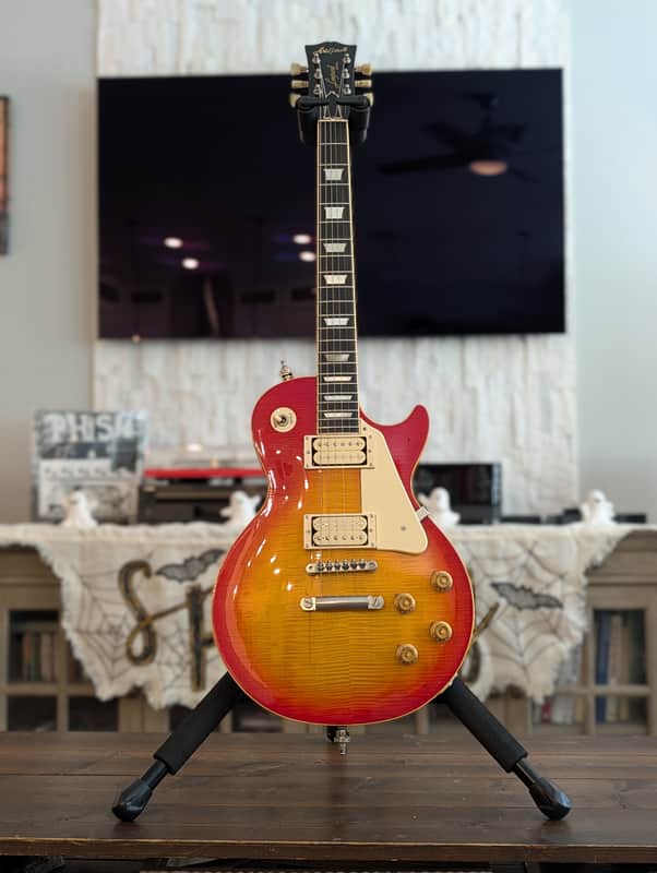 Aria Pro II LS-800VD Leopard Model 1980 - Cherry Sunburst - Les Paul Standard - Made In Japan - MIJ