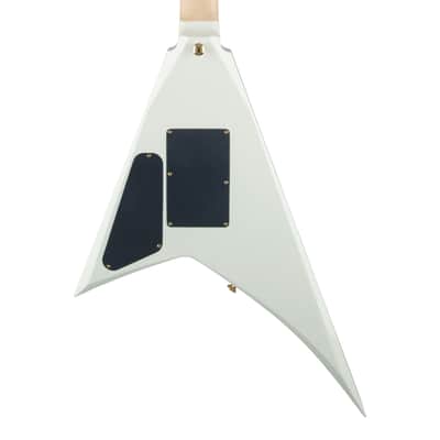 Jackson Pro Series Rhoads RR3 - Ivory with Black Pinstripes w/ Ebony FB image 7