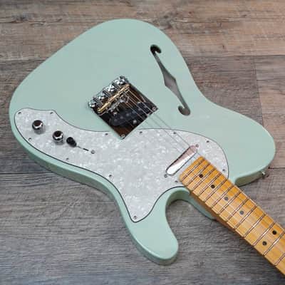 Fender Limited Edition American Professional II Telecaster Thinline Transparent Surf Green 2024 image 3