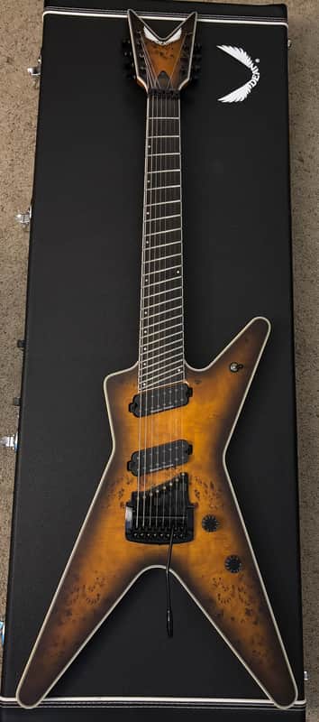 Dean ML Select 8 Multiscale Kahler 2021 - Satin Natural Black Burst w/ Hardcase! image 1
