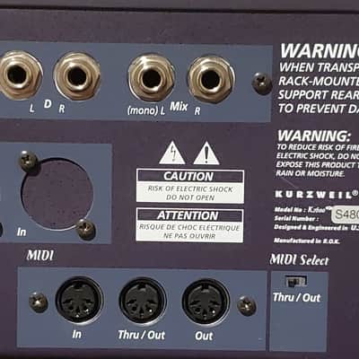 Kurzweil K2600R early 2000s - Dark blue image 3