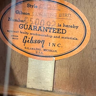 Gibson Hummingbird 1968 - Cherry Sunburst image 10