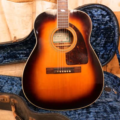 Epiphone FT-75  Seventy Five 1944 Sunburst Jumbo Flat-Top image 2