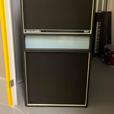 Vintage 1970s 'Acoustic 301' 300w 1x18" Baffle Speaker Cabinet - Hellrasiers image 1