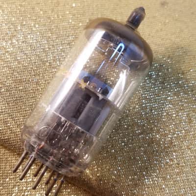 Amperex Matched Pair (2) 6DJ8 tNOS AT1000 TESTED Vacuum Tubes PQ premium quality Heerlen A-frame Orange Globe T5 ECC88 dual triode 1973 image 13