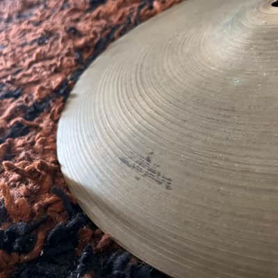 Vintage 1960s-1970s Avedis Zildjian Hi-Hats 14" Cymbals '60s '70s Hi Hat Set image 9