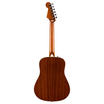 Fender California Standard Redondo Mini w/ Gig Bag - Natural Sapele w/Walnut FB image 8