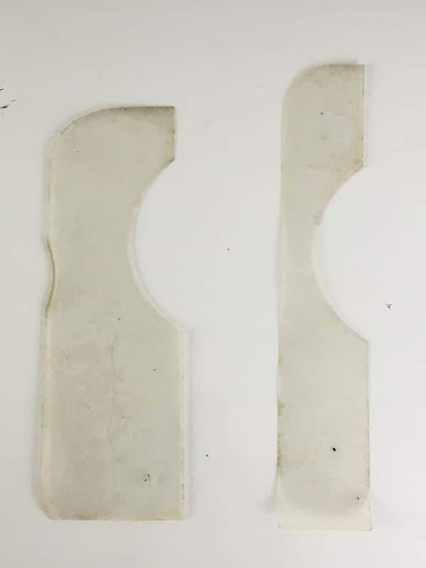Vintage 1970s Acoustic Guitar Clear Pickguards For Folk Dreadnought Rare Scratch Plate image 1