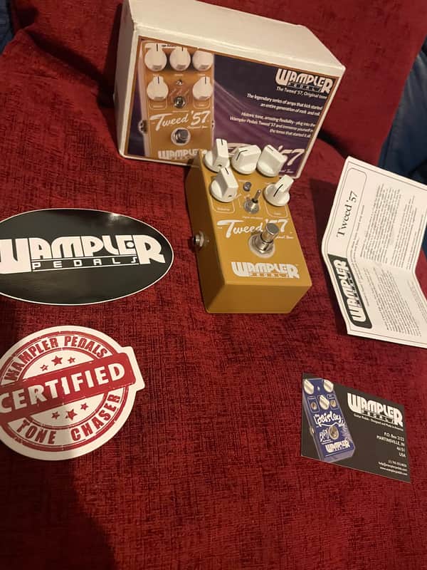 (Mint In Box) Wampler Tweed '57 2010s - Mustard image 1