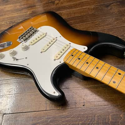 1989 Fender ST-54 Stratocaster 1954 Reissue Electric Guitar Sunburst MIJ 'F' Serial image 7