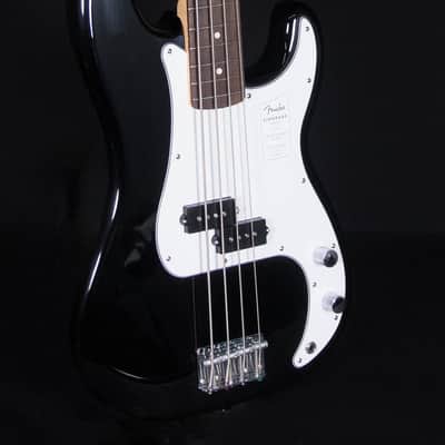 Fender Standard Precision Bass, Laurel FB, Black image 4
