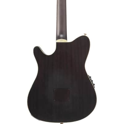 Ibanez Tim Henson Signature Series TOD10N Acoustic Electric Guitar, Transparent Black Flat image 5