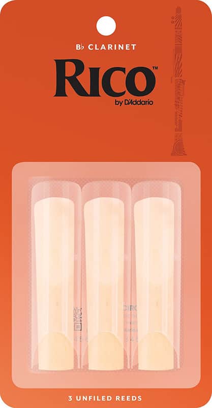 D'Addario Rico Clarinet Reeds Bb #3.5 Three Pack RCA0335 image 1