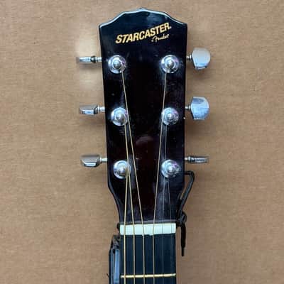 Fender Starcaster Acoustic Electric Guitar Natural w/ Gig Bag & Strings – B-Stock (Electronics Not Working) image 2