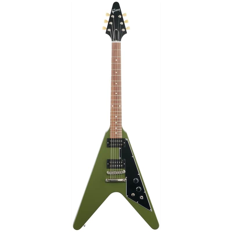 Gibson Flying V Tribute Olive Drab image 1