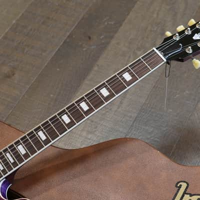 Minty! 2025 Gibson ES-335 Block Limited Edition Semi-Hollow Electric Guitar Figured Trans Purple + OHSC image 8