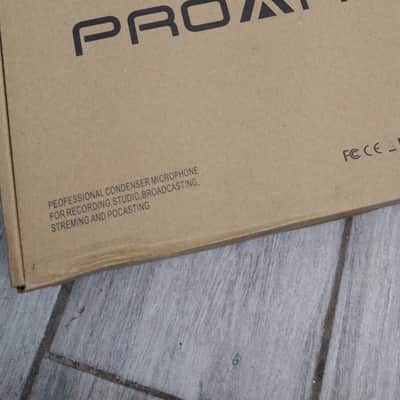 SALE OFFER...!!! PROAR Condenser Microphone XLR, Cardioid Pickup Pattern, 48V Phantom Power 2023 - BLACK image 3